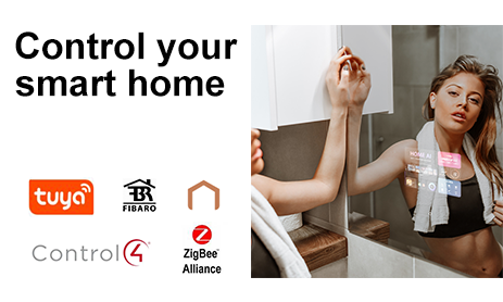 Gương thông minh Fitbathmirror có hỗ trợ thiết bị Zigbee không?